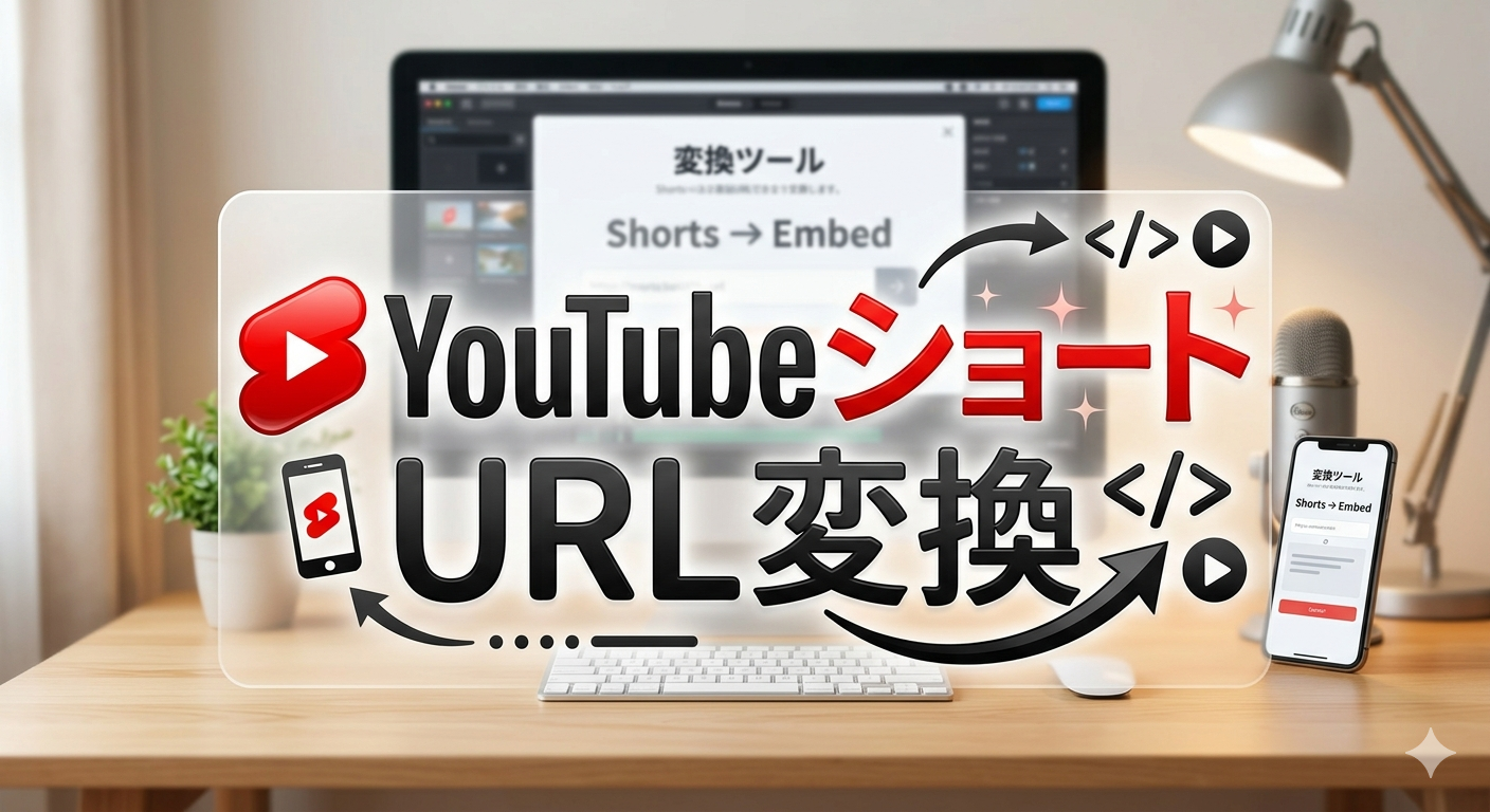 YouTubeショートURL変換